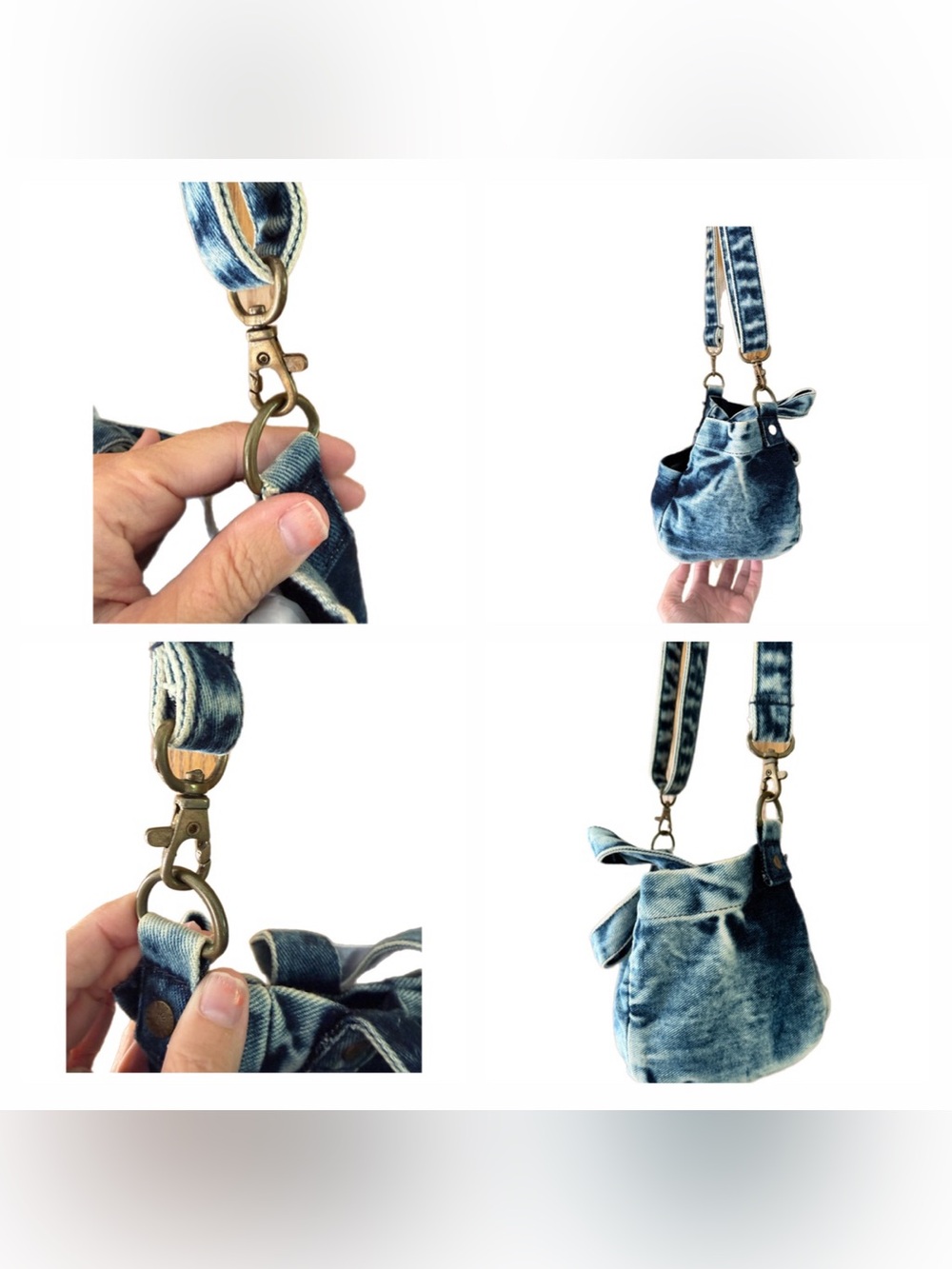 Free People Mini Denim Tote - Picture 12 of 16